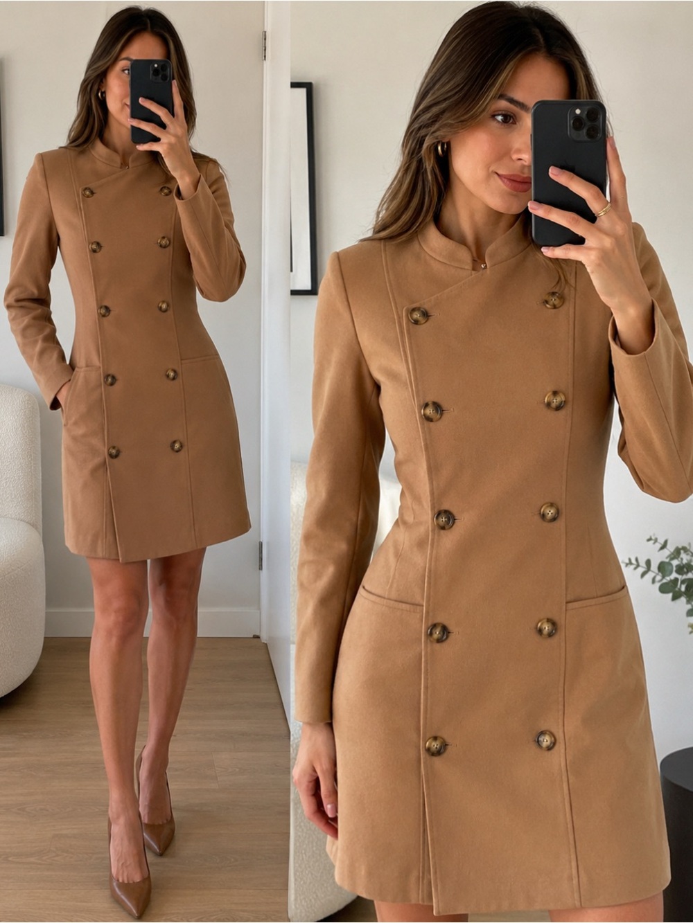 Vintage Kors wool coat light weight size 8